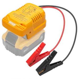 QUPERR D&eacute;marreur Auto Compatible avec Batterie Dewalt 18V &ndash; D&eacute;marreur Portable & D&eacute;marrage de Batterie 12V, Id&eacute;al pour Assistance Routi&egrave;re, Camping & D&eacute;marrage en Hiver (Batterie Non Incluse) (Quper, neuf)