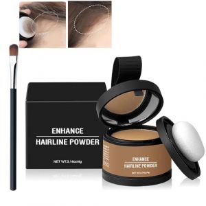 Waverloo Magic Root Cover Up, Waverlo Root Cover, Enhance Hairline Powder, Magic Root Cover Up, Powder Instantly Conceals Magic Color Root Touch Up (Medium Blonde) (Ling Rui, neuf)