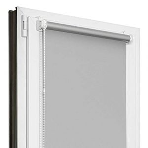 Estika Store occultant Thermique sans percage - Gris - 45 x 220 cm - Store Enrouleur sans percage, Stores intérieurs pour Porte ou Fenetre, Protection Thermique (Estika, neuf)