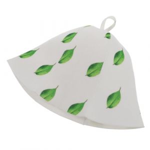 VICASKY Chapeau De Sauna Feutre Absorbant Pour Et Femmes Capillaire Salle De Bain Bonnets De Sauna Résistants à Humidité Vert (Belicious Helper, neuf)