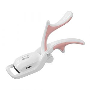 Widybord Recourbe-Cils Chauffant Recourbe-Cils Électrique Recourbe-Cils Chauffant Rechargeable par USB avec Peigne, 3 Modes de Chauffage Blanc (eryitudianzishang, neuf)