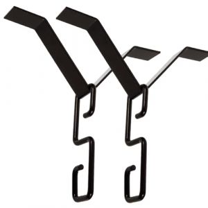 Yardwe Crochet pour Chaîne De Pluie avec Adaptateur en Métal Résistant À La Rouille pour Gouttière Standard Lot De 2 Crochets D'Installation pour Collecteur d'eau De Pluie Extérieur (Antique Guyue, neuf)