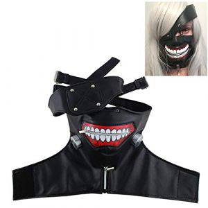 IBLUELOVER Masque Kaneki Ken Ghoul Style Japonais Cosplay Accessoire Costume Halloween Prop (IBlueloveruk, neuf)