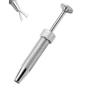 OUFER Pince pour Piercing Bijou Acier Chirurgical Aiguille Guide de Per&ccedil;age Pince pour Billes Outil de Piercing pour Ouvrir et Changer Accessoires de Kit pour Oreille, Nez, L&egrave;vre (OUFER INC, neuf)