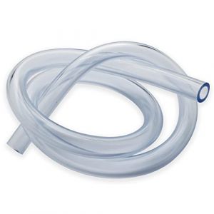 Easyboost Durite Essence 5mm Transparente Scooter Moto 50 D&eacute;broussailleuse Tondeuse Jardin Tron&ccedil;onneuse &ndash; Tuyau de Carburant Flexible Tr&egrave;s R&eacute;sistant &ndash; Vendu par 50cm (Easyboost, neuf)