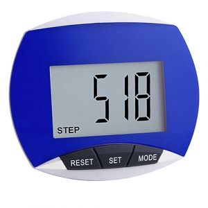 Podom&egrave;tres, podom&egrave;tre Compteur de Pas avec Calories br&ucirc;l&eacute;es et comptage de Distance Petit podom&egrave;tre Portable de Marche &agrave; Pied op&eacute;ration Simple podom&egrave;tre de Suivi de Pas Bleu (weimoli, neuf)