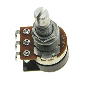 Shadow Kill Pot Potentiom&egrave;tre pour guitare basse avec interrupteur poussoir pour tuer le son audio ou lin&eacute;aire A500K (Kaish Music Company, neuf)