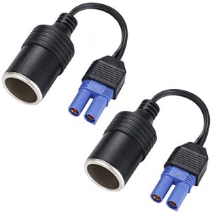 Greluma 2 pièces adaptateur de prise allume-cigare EC5 pour mini booster de batterie de voiture, mini démarreur de saut de voiture EC5 (Lumatech-EU, neuf)