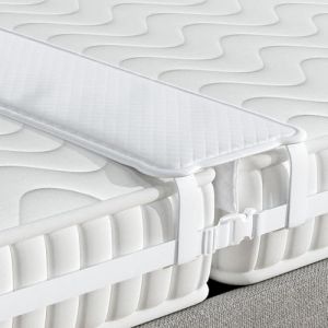 Pont de Lit Matelas 200x25cm, Pont de Matelas avec Sangle de Serrage et Sac de Transport, Connecteur de Matelas pour Faire des Lits Jumeaux dans King, Les familles et Les Couples, Invit&eacute;s S&eacute;jour (PGonline, neuf)