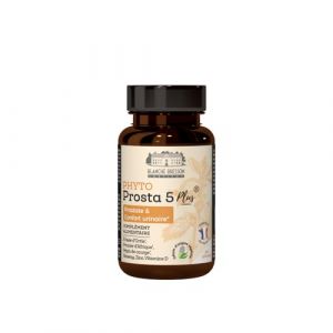 BLANCHE BRESSON - Phyto Prosta 5 Plus - Prostate & Confort Urinaire Homme - Actifs Naturels - Ortie, Prunier d'Afrique, Pépins de Courge, Ginseng - 60 Gélules - Cure de 30 jours - Fabriqué en France (Blanche Bresson, neuf)