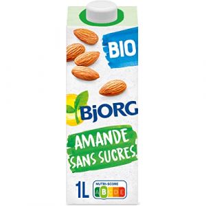 Lot de 6 unités *** BJORG Lait d'amande calcium bio sans sucres 1l*** soit un format carton de 6 unités *** (J&S France, neuf)