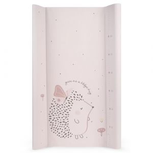 Matelas a langer pour b&eacute;b&eacute; KikkaBoo HEDGE HUGS, matelas a langer en PVC souple 80x50 cm, imperm&eacute;able et portable, rose (TradeINN, neuf)