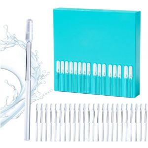 Cure-oreille collant,ensemble de cuill&egrave;res &agrave; oreille en silicone souple,outil de nettoyage des oreilles lavable,outil de nettoyage des oreilles adh&eacute;sif,cure-oreille r&eacute;utilisable pour les voyages (L) (yuefangde, neuf)