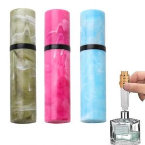 Juguta 3 Pièces Bouteille Vaporisateur de Parfum Rechargeable, 5ML Mini Atomiseur Parfum, Voyage Bouteille Vaporisateur Portable, Vaporisateur Vide de Sac Rechargeable, Spray Flacon de Parfum (ROXYROX FASHION, neuf)