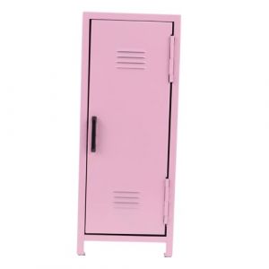 Healvian Mini Casier de Bureau M&eacute;tal Rose avec Serrure et Cl&eacute;s Organisateur D&eacute;coratif pour Cosm&eacute;tiques Rangement S&eacute;curis&eacute; Multi-compartiments pour Filles et Usage Quotidien (Le Sengyu, neuf)