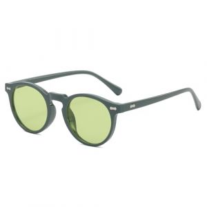 LJCZKA Lunette de Soleil Polaris&eacute;e Ronde Homme Femme Vintage R&eacute;tro Lunettes de Soleil Femme Polaris&eacute;es Protection UV400 (LJCZKA, neuf)