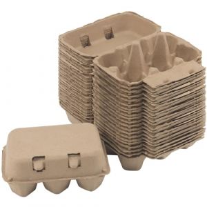 LEXININ Lot de 30 boîtes à œufs en papier, boîtes à œufs en carton pour 6 œufs, demi-douzaine de boîtes à œufs en papier pour le stockage des œufs (shenzhenchaojihuidianzishangwuyouxiangongsi, neuf)