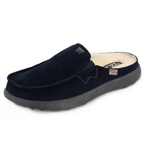 Kickback Chaise 2.0 Woolie - Mocassins pour Hommes - Couleur Navy Suede - Chaussures l&eacute;g&egrave;res sans Talon pour Hommes - Chaussures en Daim et en Toile avec Doublure en Laine - Taille EU40 (Shoe Saloon FR, neuf)