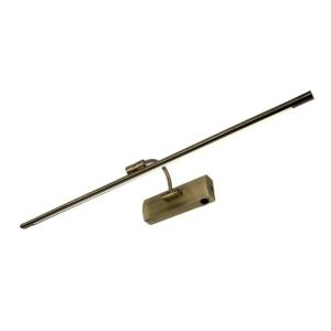 PAPUQ Applique murale LED pour &eacute;clairage de tableaux, miroirs, muraux, 16 W, style traditionnel et &eacute;l&eacute;gant, teinte de lumi&egrave;re chaude 3000 K, finition bronze antique, articul&eacute;e, 72 cm, avec (Papuq, neuf)