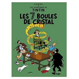 Moulinsart Carte postale album de Tintin: Les 7 boules de cristal 30081 (10x15cm) (BD addik | France, neuf)