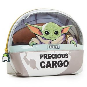 Disney Trousse de Toilette Stitch Pochette Maquillage Voyage Rangement Makeup Bag Vanity Idée Cadeau Fille Ado Femme, Gris, Taille Unique, Moderne (Get Trend., neuf)