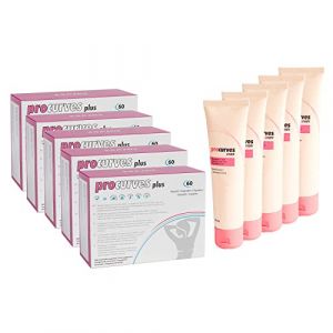 5 Procurves Plus + 5 Procurves Cream: 300 Capsules et 500ml Cream pour augmenter des seins de manière naturelle (HERBAL COSMETICS, neuf)