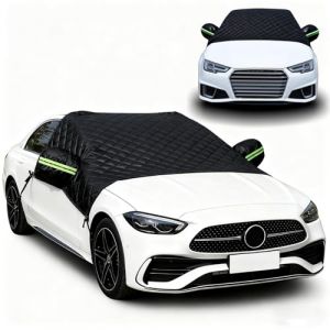 Voiture Protege Pare Brise Givre pour Audi A3 Sportback 2012-2024,Couverture Pare Brise Voiture Hiver Neige, Glace, Pluie et Soleil, Repliable(Color: Black) (baosheng-shop, neuf)