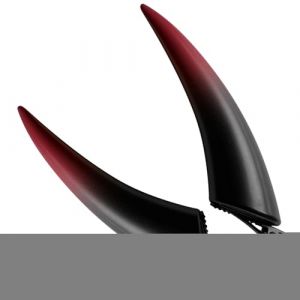 Cornes de diable gothiques, cornes frontales fantômes - Casque de vampire démon pour femmes - Coiffe de vampire démon pour femme, pinces à cheveux diable d'Halloween, costume de cornes du diabl (yanyli, neuf)