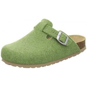 AFS-Schuhe Chaussons pour femme fermés en feutre, sabots d'hiver confortables et chauds, fabriqués en Allemagne, 26900, vert, 36 EU (AFS-Schuhe, neuf)