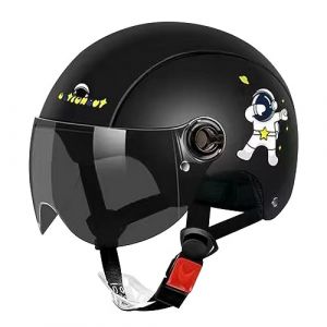 ACMEDE Casque Ouvert Classique, Demi-Casque avec Pare-Soleil Casque Velo Casque Bol Anti-Choc Casque Skate pour Trottinette, BMX, Skateboard, Vélo électrique, Scooter Casques (Acme Co,., neuf)