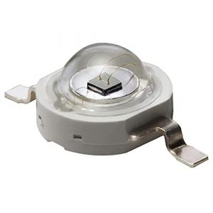 Vrabocry Lot de 10 puces LED haute puissance 3 W violet ultraviolet (UV 365 nm / 400 mA-500 mA / DC 3 V-3,2 V / 3 W) SMD COB Composants de lumière émetteur de lumière Diode 3 W Ultra Violet Ampoule (Vrabocry EU, neuf)