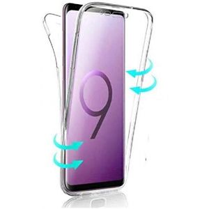 COPHONE® Coque Compatible Samsung Galaxy S9 Plus Entièrement Transparente 360 Protection intégrale Avant Souple + arrière Rigide. Housse Tactile 360 degres Anti Choc. (CoPhone, neuf)