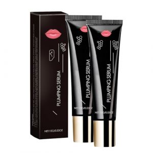 Lot de 2 s&eacute;rums Lip Booster - Huile hydratante pour les l&egrave;vres avec effet boostant - R&eacute;duit les ridules - Soin des l&egrave;vres pour prot&eacute;ger contre les l&egrave;vres s&egrave;ches - Effet exfoliant (2, 15G) (Rubu22a (Livraison rapide 7-12 JOURS), neuf)