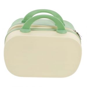 WOONEKY Trousse de Maquillage Voyage Organisateur de Maquillage Portable Malette de Cosm&eacute;tique &Eacute;tanche et R&eacute;sistante Aux Sac &agrave; Main Pratique Jaune Vert (Jan Yagers, neuf)