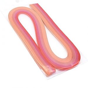 ODETOJOY Quilling Papier 5mm Bande de Papier pour Quilling Lot de 120pcs Quilling pour DIY Craft, Bande de quilling d&eacute;grad&eacute; rose (Fourniture d'artisanat Co.,Ltd Europe, neuf)