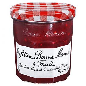 BONNE MAMAN - Confiture 4 Fruits (Fraises, Cerises, Groseilles,Cassis) 370G - Quatre Articles (LE PHENICIEN, neuf)