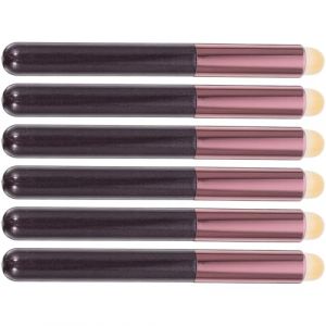 HEALLILY Lot de 6 éponges de maquillage en forme de tête de champignon à double usage pour fond de teint, anti-cernes, outils de beauté légers et portables pour une application précise de la poudre du (vicky tan, neuf)