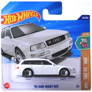Hot Wheels V&eacute;hicule &agrave; l'&eacute;chelle 1:64 pour jouer ou exposer - Collection de voitures - Cadeau pour enfants - Mod&egrave;le 2025 - Choisissez 1 voiture (HYX60, 29/250 '94 Audi Avant RS2) (KaWaDiGe, neuf)