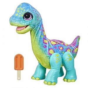 FurReal, Sam Le bronto glouton, animatronique interactif en Peluche, à partir de 4 Ans (Real Merch, neuf)