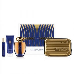 Mauboussin - Coffret Prestige 2024 Star : Eau de Parfum 90ml, Lait Corps 75ml, Travel Spray 20ml & Sac Bandoulière (ShopStore24, neuf)
