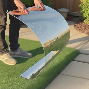 Poxvythb Polycarbonate transparent, Panneaux de toit de serre en plastique polycarbonate, Plaque Plexiglass Acryliques Transparentes, pour Marquise de Porte Exterieur Pergola Jardin (ruipeng shop, neuf)