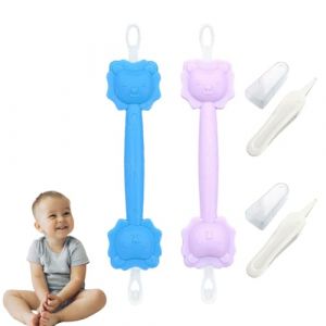LAJUP 4 pièces Cure Oreille Bebe, Cure Nez Bebe, Nettoyeur Nez Bebe, Kits Mouche-Bébé et Déboucheurs D'Oreilles, Nettoyant Oreille Bebe, Convient pour La Maison et les Voyages (KUNKUN YU, neuf)