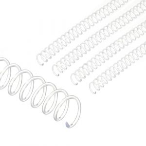 PATIKIL 13mm(1/2") Bobines de reliure spirale en plastique, 50 pcs Bobines de reliure 105 feuilles Capacit&eacute; 3:1 Pas Bobines de reliure pour relier des feuilles de papier, Transparent (PATIKIL UK, neuf)