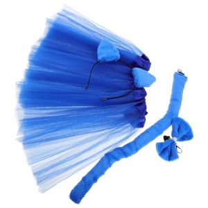 Alipis Serre-T&ecirc;te Pour Costume D'Animal Oreilles De Chat Accessoire De Sc&egrave;ne Queue D'Animal Accessoires De Costume Pour Chat Pour Femmes De Cosplay (Dahlia Oiye, neuf)