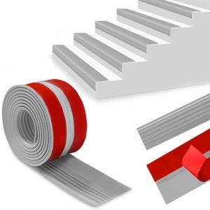 Nez de marche autocollant - 4 m - Antidérapant - Protection de nez de marche - Antidérapant - Pour l'extérieur et l'intérieur (BozeRICH, neuf)