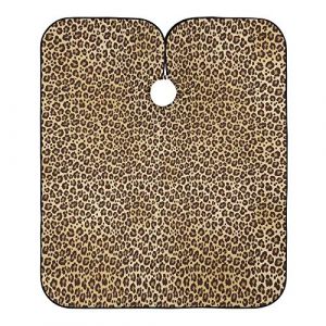 Imprimé Animal Léopard Guépard Marron Blouse Coiffeur Imperméable Peignoir Coiffure Antistatique Cape De Coupe Pour Coiffeurs Barber Barbiers 140X168Cm (guangzhouhongchenmaoyishanghanggerenduzi, neuf)