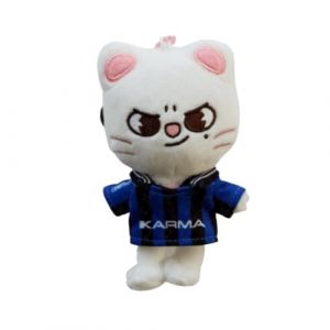 Generisch Sk-zoo Porte-clés en peluche « Karma » - 7 x 9 cm - Stray-kids « Stay » - Loup Chan Jiniret Bbokari Leebit, Jiniret, 7*9 cm (MOMICAT, neuf)