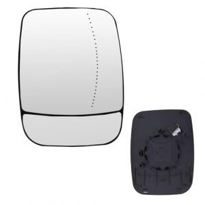 Mingke Verre de R&eacute;troviseur Droite Compatible avec Renault Trafic III Opel Vivaro B 2014-2021 Nissan NV300 Fiat Talento 2016-2021,Glace Retroviseur Exterieur avec Chauffant et Plaque de Support (Wayne Base, neuf)