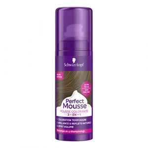 Schwarzkopf - Coloration Cheveux Mousse Temporaire - Brillance et Reflets naturels - Effet Volume - Perfect Mousse 3en1 - Blond Intense 7-0 (A.S Deals Store, neuf)