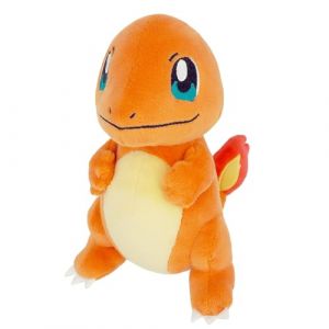 Jouet de peluche officiel Sanei Pokemon Salamèche Soft - 7" aller collectionner neuf Rare (NovaCarta, neuf)
